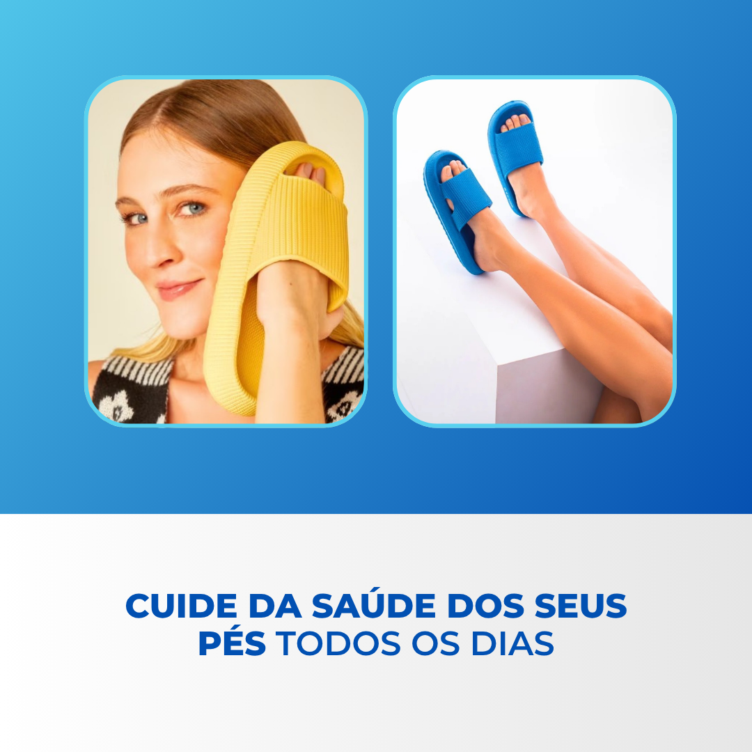 Sandália Ortopédica ComfortStep - Conforto total aos pés durante todo o dia