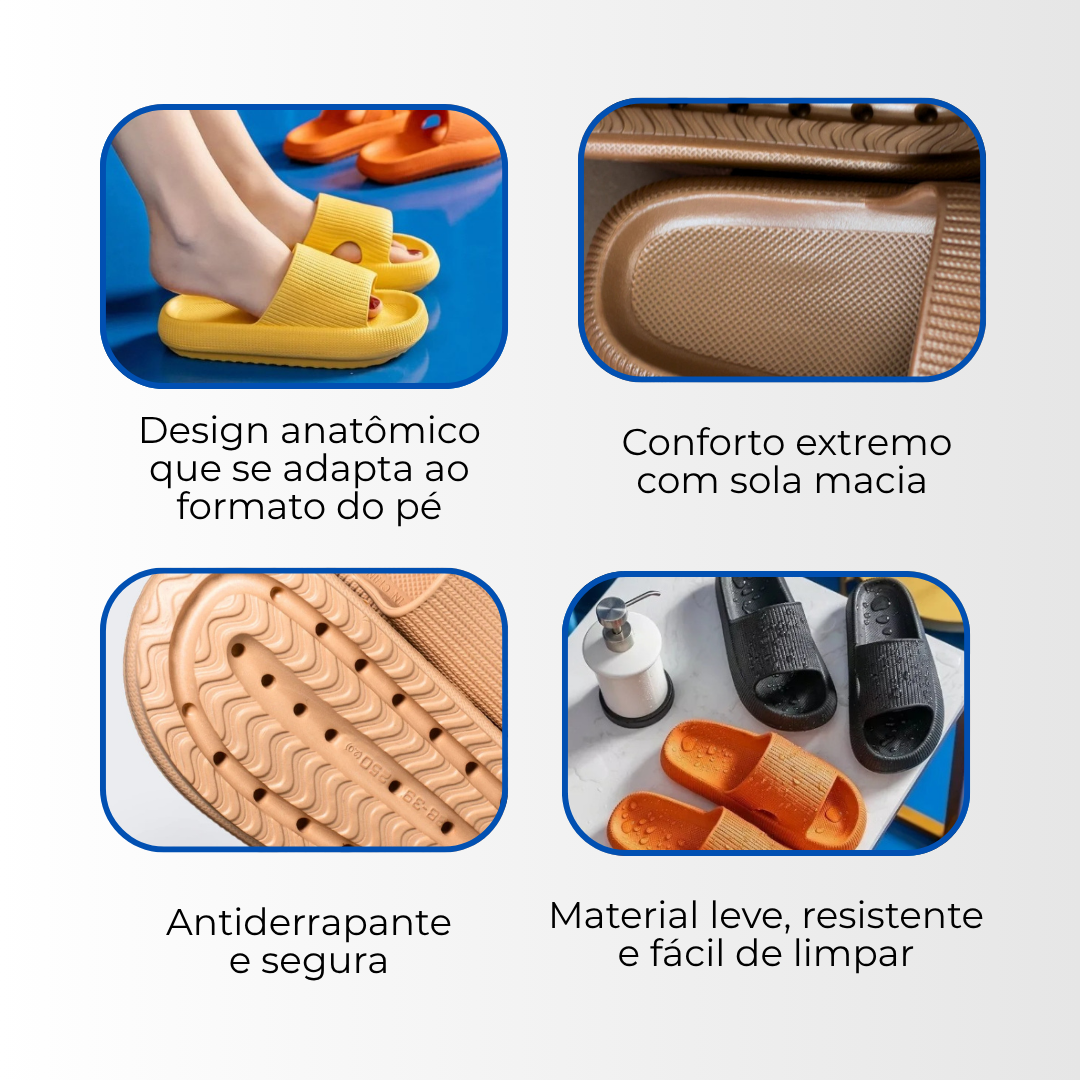 Sandália Ortopédica ComfortStep - Conforto total aos pés durante todo o dia