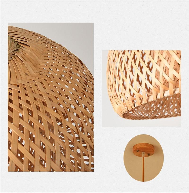 Luminária de Bambu Artesanal Para Casa - Lojas Condado